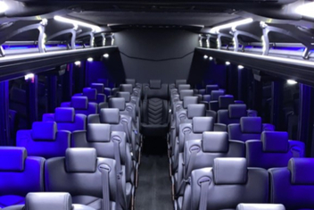Corpus Christi Charter Bus Interior