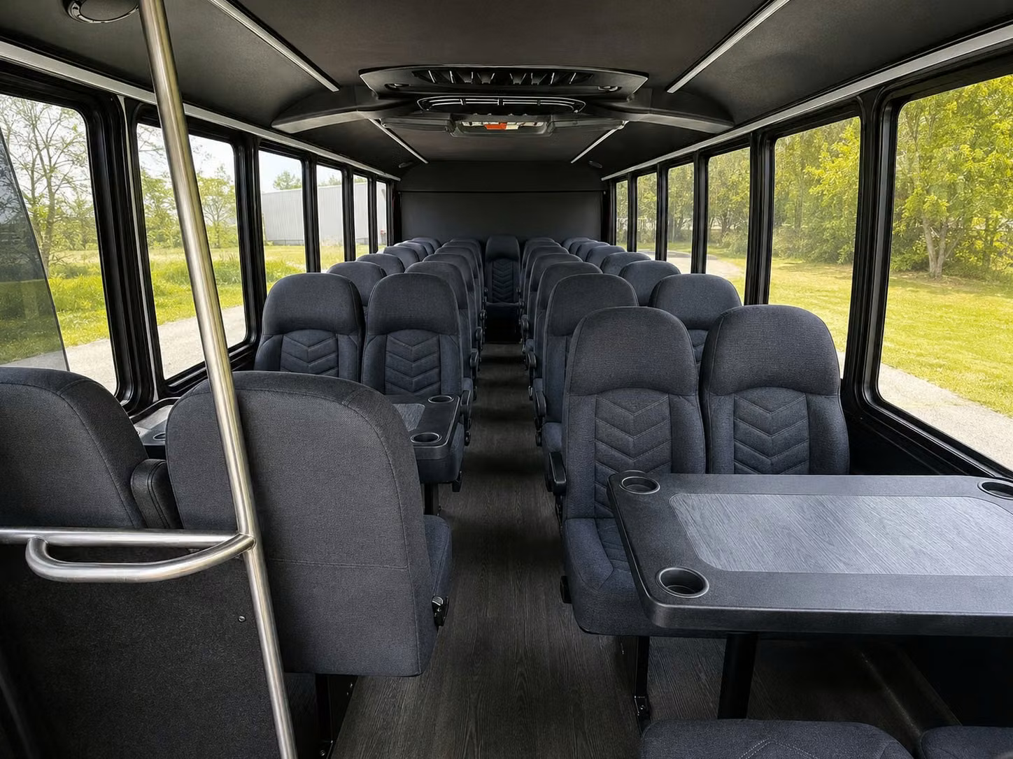 15 passenger minibus interior