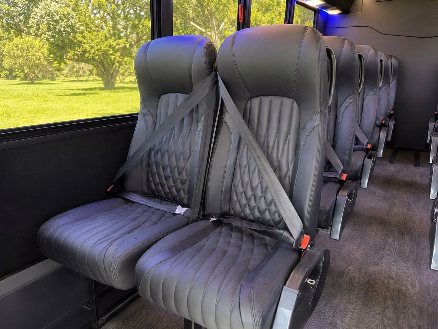 20 passenger minibus interior