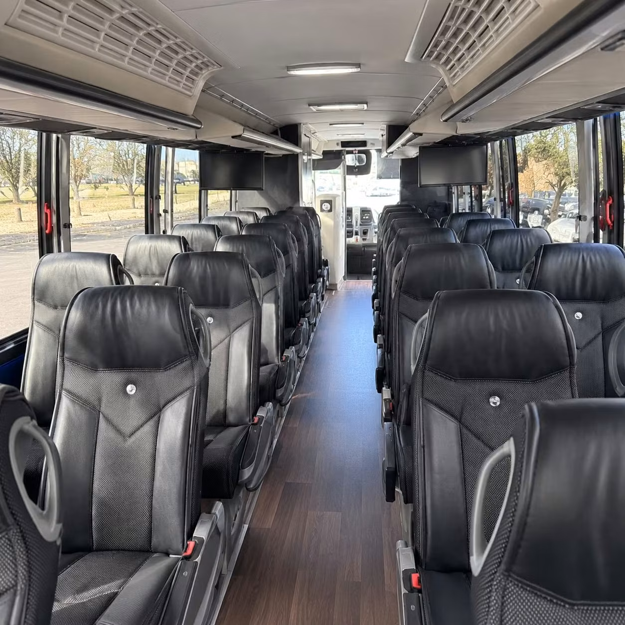 corpus christi charter bus interior