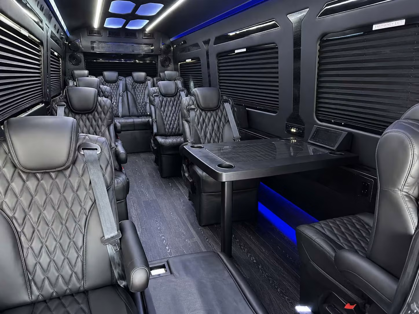 sprinter van with driver interior